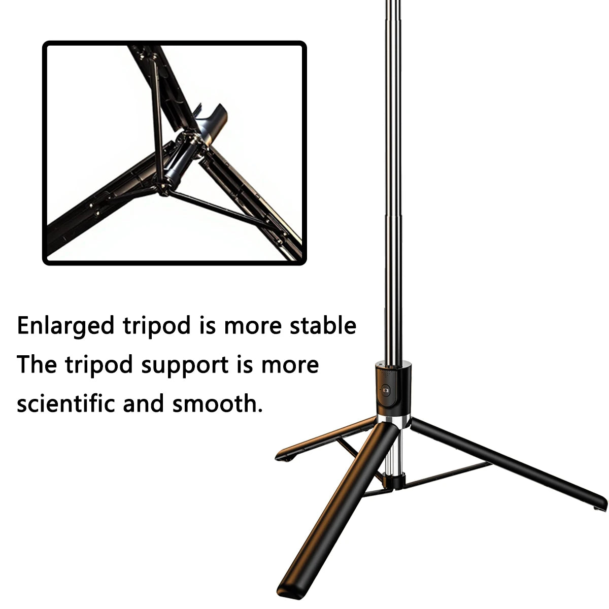 Portable Telescopic Bluetooth Selfie Stick for Live Streaming Photography and Travel A Convenient Photo-taking Gadget