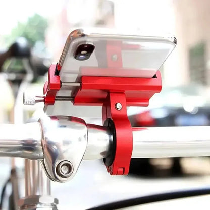 Bicycle Phone Holder Mount Universal Mobile Cell GPS Stand Metal Riding MTB Motorcycle Bracket Bike Moto Handlebar Antislip Clip