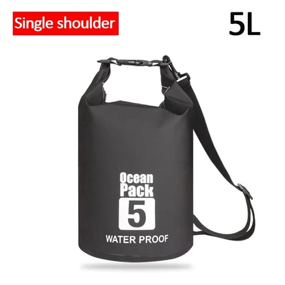 Dry PVC waterproof bags for men and women, 2L/5L/10L/20L/30L, outdoor swimming bucket bags, rafting bags