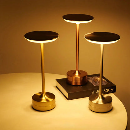 Simple Charging LED Desk Lamp Restaurant Bar Desk Lamp Dimming Atmosphere Retro Portable Charging Touch USB Desk Lamp