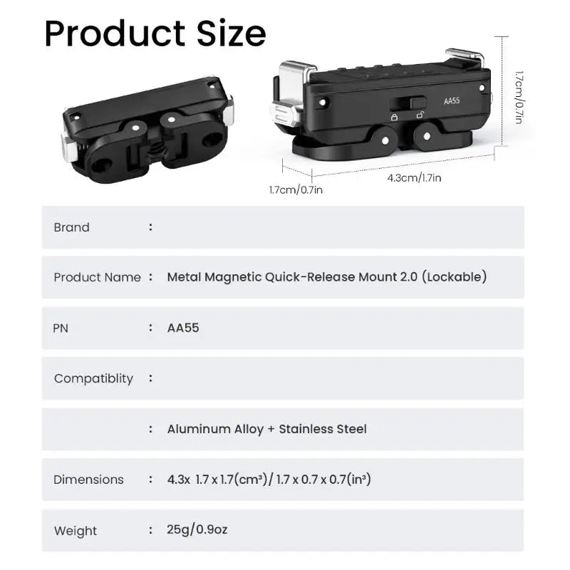 31BA Multifunctional Mount For Action 6 Camera With AntiShock Protections