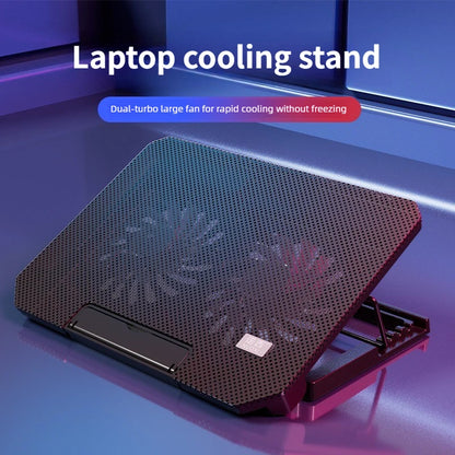 Laptop cooling pad,suitable for 12-17 inch laptop cooler lifting bracket folding silent air-cooled desktop computer cooling base
