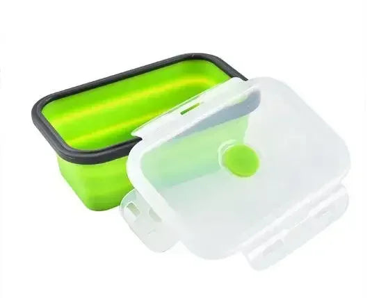 Collapsible Silicone Food Container Portable Bento Lunch Box Microware Home Kitchen Outdoor Food Storage Containers Box