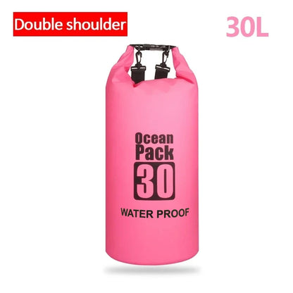 Dry PVC waterproof bags for men and women, 2L/5L/10L/20L/30L, outdoor swimming bucket bags, rafting bags