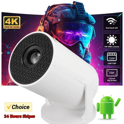 Mini HY300 Smart Android Projector Portable Wireless Home Theater Pocket Projector with Latest Technology HY300