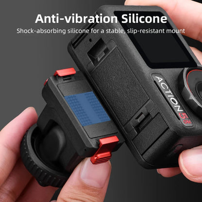 Camera Mount For DJI OSMO Action 5 Pro/4/3/Osmo 360 Magnetic Extension Base Quick Release 1/4 Interface Cold Shoe Base Accessory