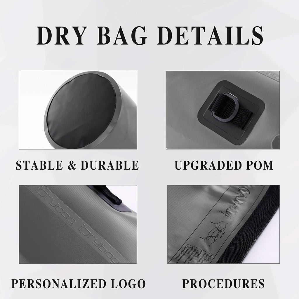 Idrybag Dry Bags Waterproof Bag for Women Men 2/5/10/15/20L Swimming Rafting Kayaking River Trekking Waterproof Dry Bag Backpack