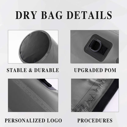 Idrybag Dry Bags Waterproof Bag for Women Men 2/5/10/15/20L Swimming Rafting Kayaking River Trekking Waterproof Dry Bag Backpack