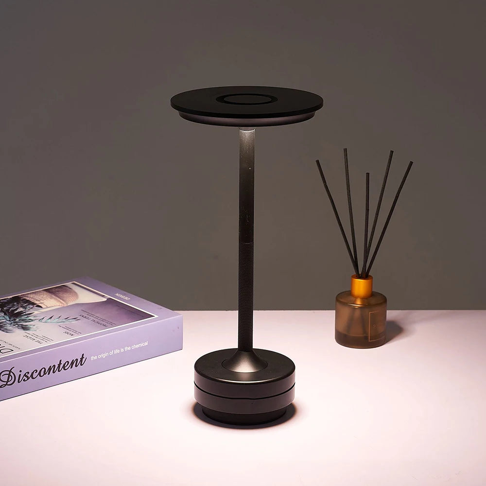 Simple Charging LED Desk Lamp Restaurant Bar Desk Lamp Dimming Atmosphere Retro Portable Charging Touch USB Desk Lamp