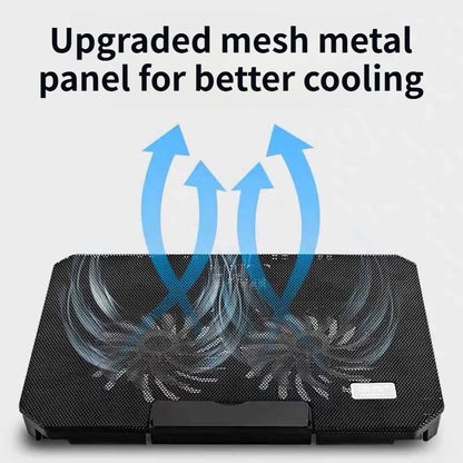 Laptop cooling pad,suitable for 12-17 inch laptop cooler lifting bracket folding silent air-cooled desktop computer cooling base