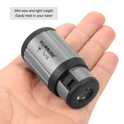 Visionking 7X18 Monocular Telescope Binoculars Zooming Mini Compact Monocular Telescope Hd Pocket Scopeoptical Monocular
