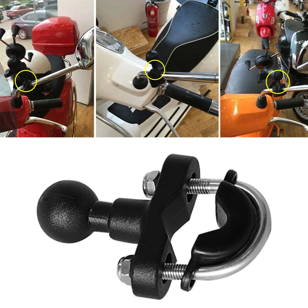 Motorcycle Handlebar Accessories U Bolt Mount Base Kit 2.2cm Ball Clamp Bracket for Motorbike Phone Holder Easily Install