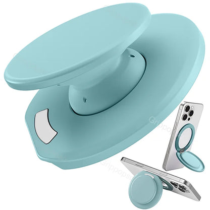 Grippopso for MagSafe Phone Grip with Built-in Phone Stand Adjustable Kickstand for Portrait or Landscape Strong Magnetic Holder