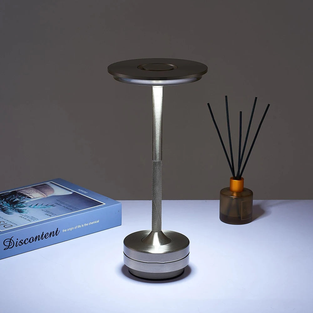Simple Charging LED Desk Lamp Restaurant Bar Desk Lamp Dimming Atmosphere Retro Portable Charging Touch USB Desk Lamp