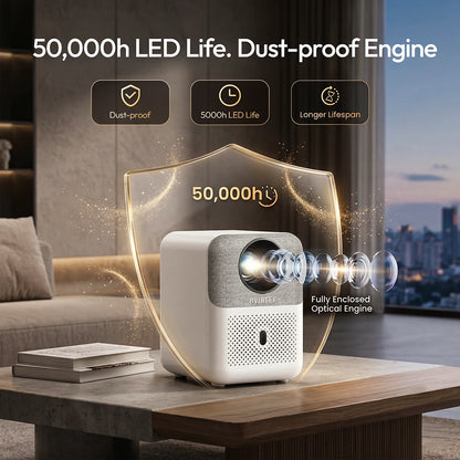 BYINTEK U4 LOVE 1 Smart Mini Home Theater Projector 4K 1080P Video Android WIFI for Smartphone Cinema