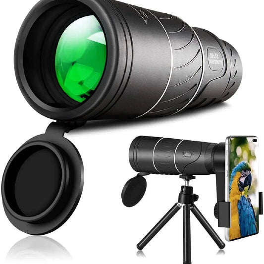 16×52 Compact Monocular – Portable Outdoor Viewing Scope