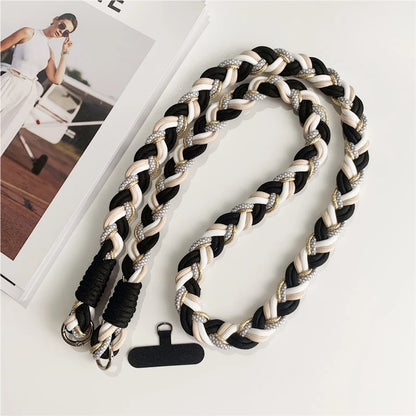 New Phone Lanyard Detachable Adjustable Necklace Lanyards For Bag Camera Crossbody Cell Phone Straps Neck Clip Cord Rope