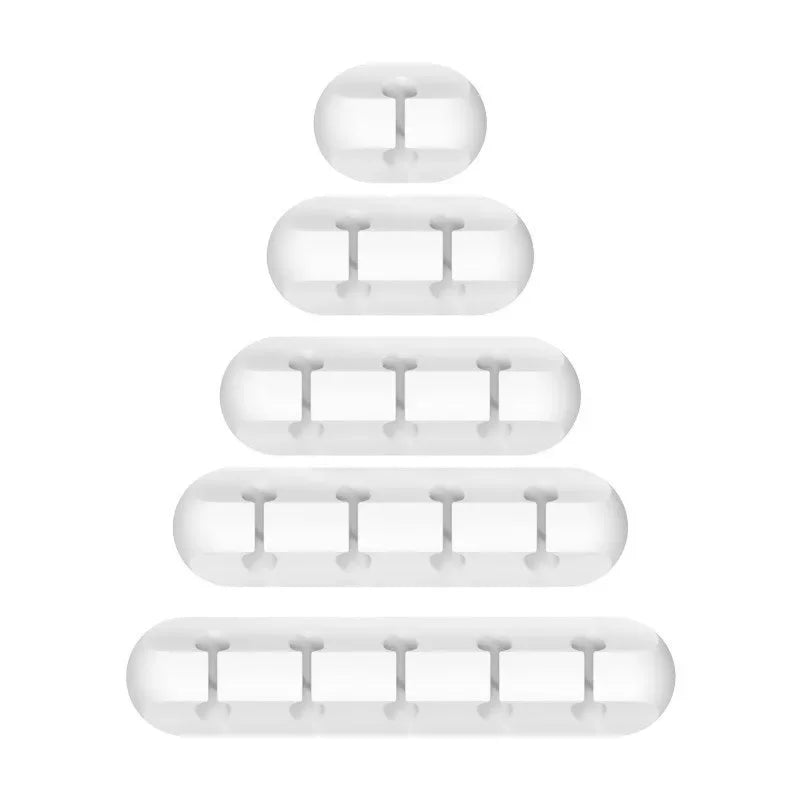 Cable Holder Clips Cable Management Cord Organizer Clips Silicone for USB Charging Cable Mouse Cable Wire PC Office Home Car