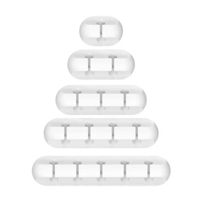 Cable Holder Clips Cable Management Cord Organizer Clips Silicone for USB Charging Cable Mouse Cable Wire PC Office Home Car