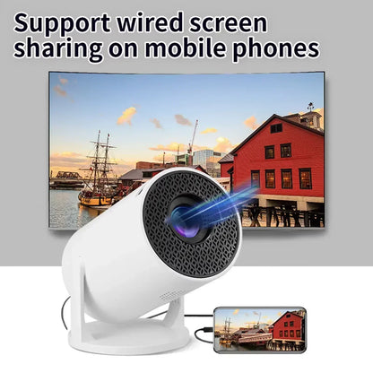 Mini HY300 Smart Android Projector Portable Wireless Home Theater Pocket Projector with Latest Technology HY300
