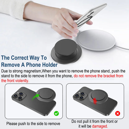 Grippopso Magnetic Folding Mobile Phone Grip Holder Socket Support Tok for IPhone 16 15 14 13  Ring Finger Expanding Stand