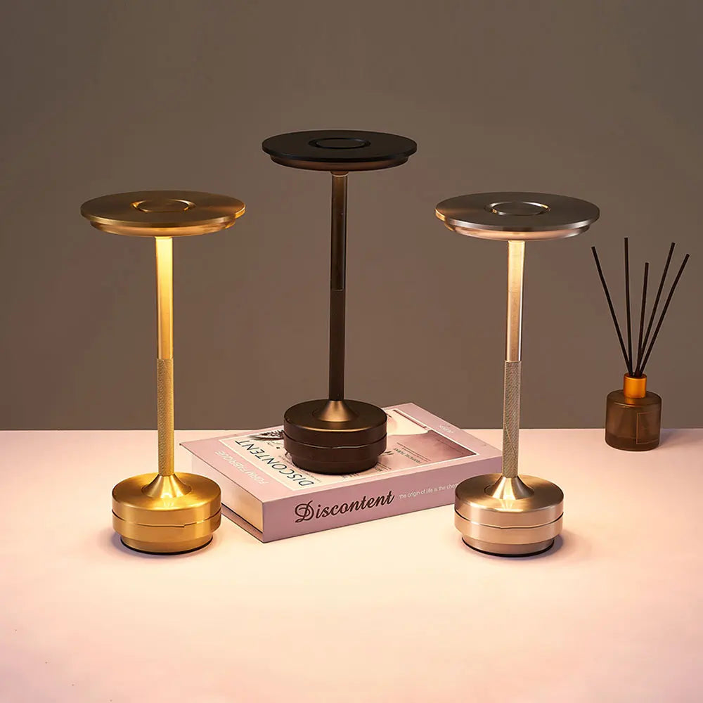 Simple Charging LED Desk Lamp Restaurant Bar Desk Lamp Dimming Atmosphere Retro Portable Charging Touch USB Desk Lamp