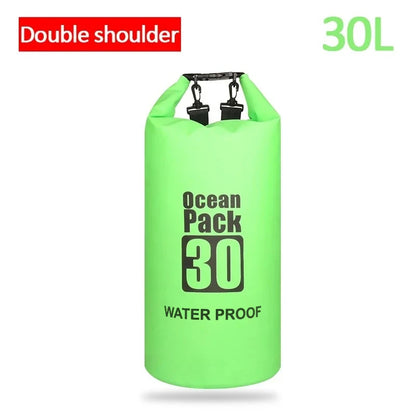 Dry PVC waterproof bags for men and women, 2L/5L/10L/20L/30L, outdoor swimming bucket bags, rafting bags