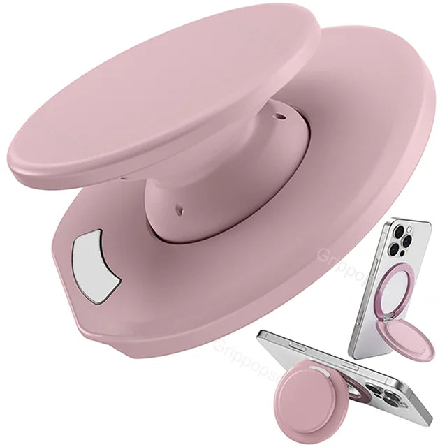 Grippopso for MagSafe Phone Grip with Built-in Phone Stand Adjustable Kickstand for Portrait or Landscape Strong Magnetic Holder