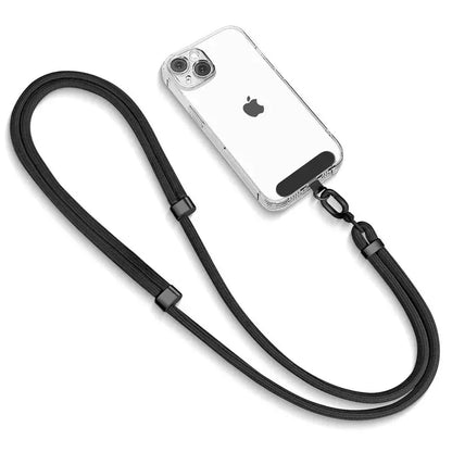 Adjustable Mobile Phone Strap Outdoor Anti-lost Crossbody Phone Lanyards Neck Rope with Patch Cellphone Hanging Cord Strap