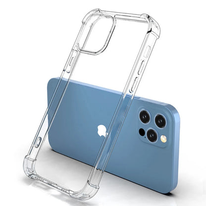 Shockproof Clear Case For iPhone 14 15 16 13 12 11 Pro Max XS Max X XR Silicon For iPhone 6 7 8 Plus SE Back Cover Phone Case