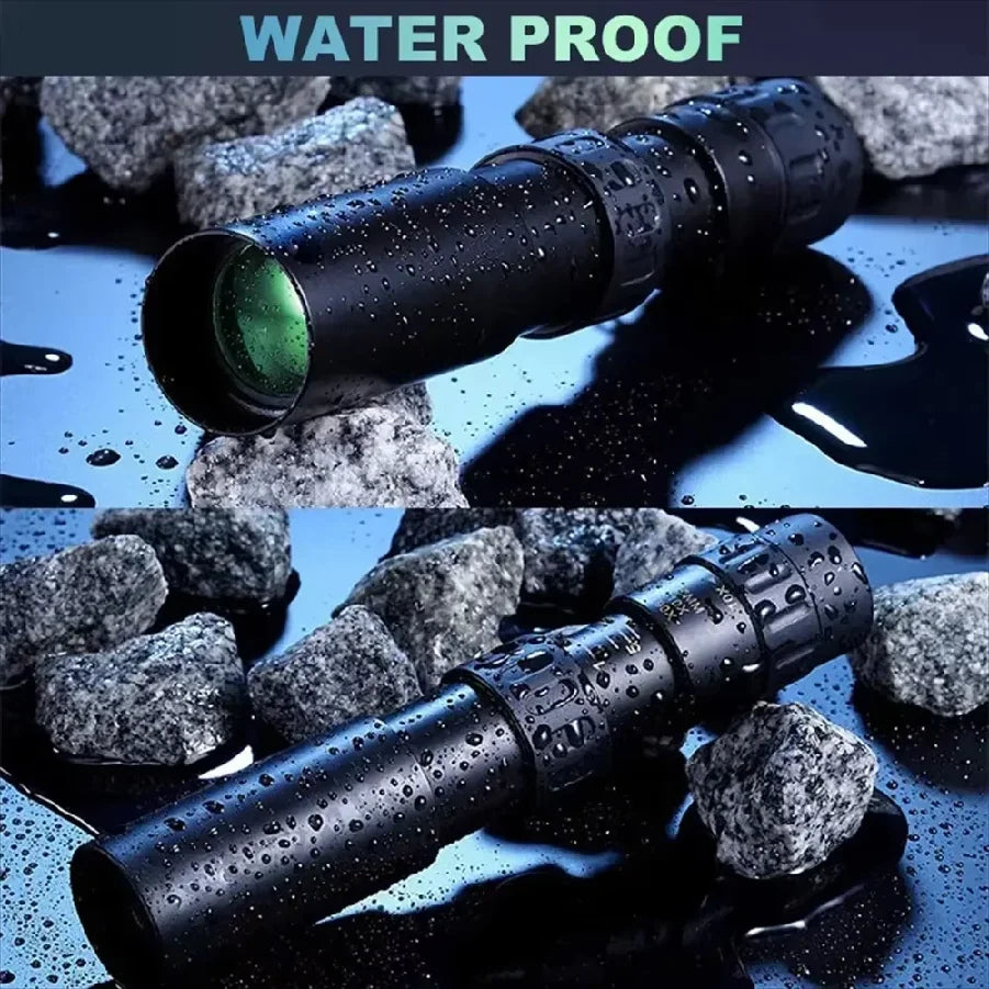 CAOX 10-300x40 HD Binoculars Portable Professional Monocular Powerful Long Distance, Suitable for Hunting, Outdoor, and Concerts