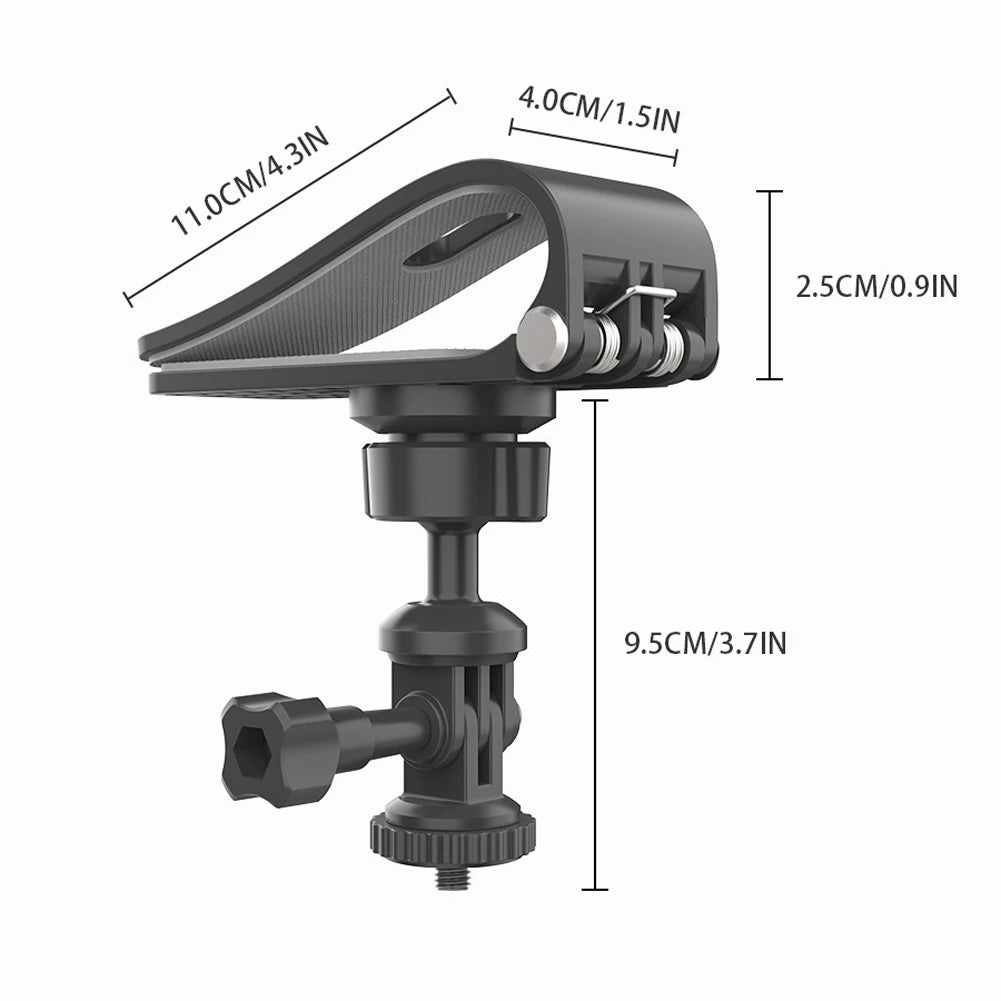 Car Sun Visor Action Camera Mount Bracket Car Sun Visor Holder 360 Rotation for DJI Osmo Pocket 3 Action 4 Insta360 Camera