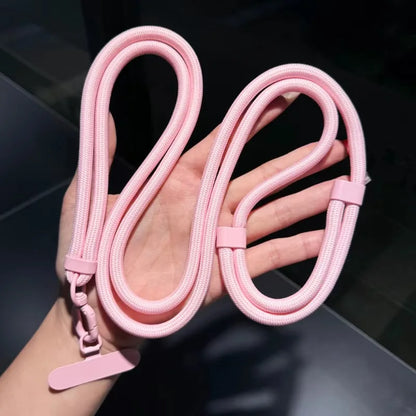 Adjustable Mobile Phone Strap Outdoor Anti-lost Crossbody Phone Lanyards Neck Rope with Patch Cellphone Hanging Cord Strap