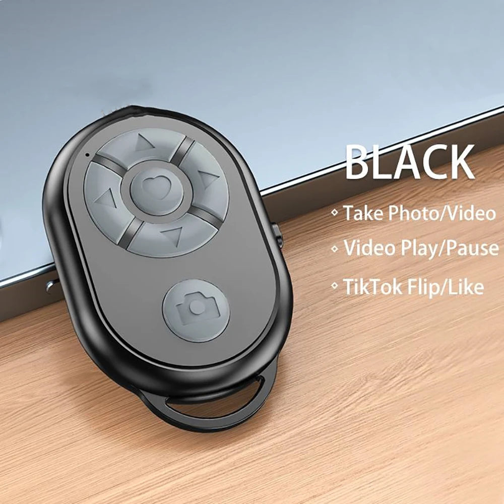 Bluetooth Remote Control for iPhone Xiaomi Android iOS Phones Selfie Stick Wireless Shutter Portable Phone Camera Controller