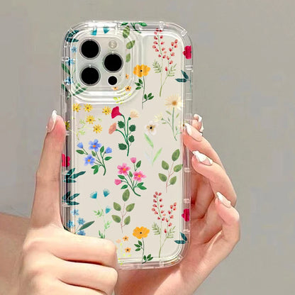 Clear Phone Cases For iPhone 13 Case iPhone 17 Air 16e 15 16 12 11 14 13 Pro Max Funda Love Heart Soft Silicone Shockproof Cover