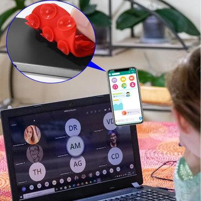 Heart-shape Sucker Support Silicone Sucker Strong Adsorption Mobile Phone Fixed Pad Hand-Free Washable Suction Cup Bracket