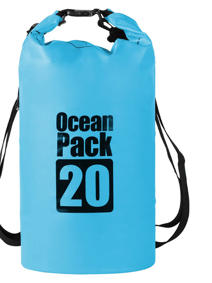 500D Waterproof Swimming Bag Dry Sack 5/10/15/20/30L Waterproof Floating Dry Gear Bags For Boating Fishing Rafting Swimming