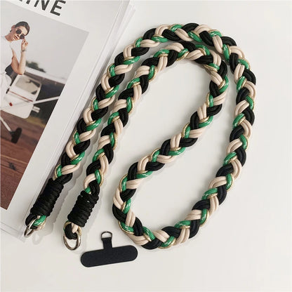 New Phone Lanyard Detachable Adjustable Necklace Lanyards For Bag Camera Crossbody Cell Phone Straps Neck Clip Cord Rope