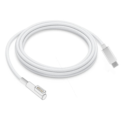 Magnetic Safe Charging Cable for MacBook, USB-C to MagSafe 1/2 Braided Cable Compatible with MacBook Air Pro 45W 60W 85W Adapter