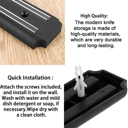 1pc Maximize Your Kitchen Space with This Magnetic Knife Strip Steel Knife Bar for Holder RackUtensils Tools Kitchen Accessories