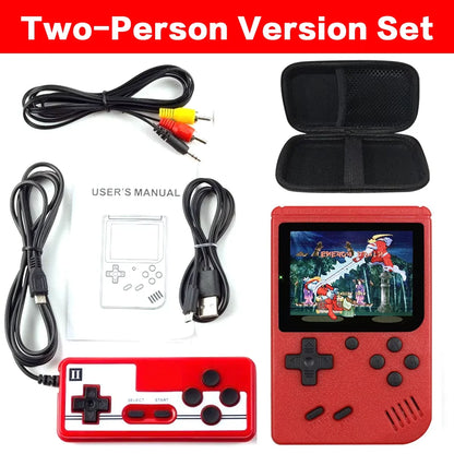 Retro Portable Mini Handheld Video Game Console 8 Bit 3.0 Inch Color LCD Kids Color Game Player Built in 500 Games