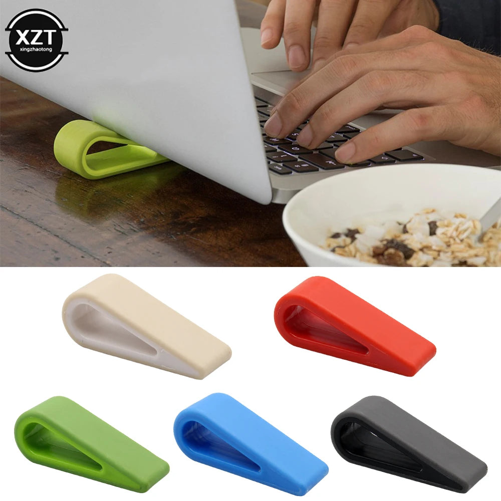 Portable Simple Laptop Stand Adjustable Cooling Bracket Desktop Computer Increased Shelf Cooler Base Pad Bracket Office Supplies