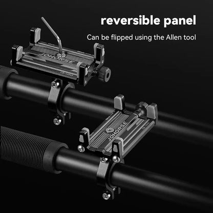 Bicycle Phone Holder Reliable MTB Phone Mount Stand Bicycle Holder Aluminum Adjustable Bike Phone Holder Nonslip Holder