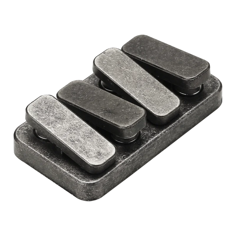 Magnetic Slider Metal Fidget Push Card Mini Sensory Toys Fingertip Gyro Sound Wave Decompression EDC Adult Toys Office Desk Toys