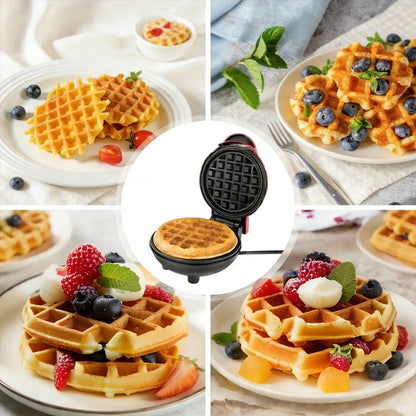 Sandwich Cake Baking Tray, Household Breakfast Electric Baking Pan, Fully Automatic Multifunctional Mini Waffle Biscuit Machine