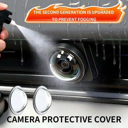2PCS Car Camera Lens Protector Rear View Backup Camera Cover 360° Camera Protection Anti Scratch Waterproof Dust-proof