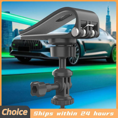 Car Sun Visor Action Camera Mount Bracket Car Sun Visor Holder 360 Rotation for DJI Osmo Pocket 3 Action 4 Insta360 Camera