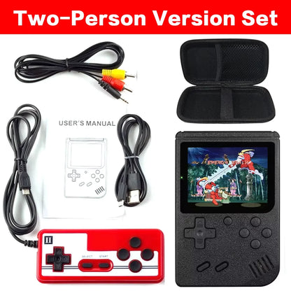 Retro Portable Mini Handheld Video Game Console 8 Bit 3.0 Inch Color LCD Kids Color Game Player Built in 500 Games