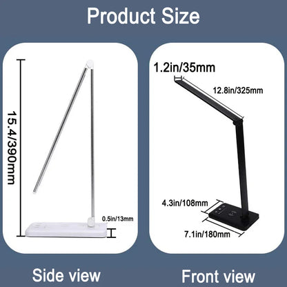 Led Smart Usb Charging Lamp Touch Folding Table Portable Battery Children's Work Office Rechargeable Wireless Light For Bedroom