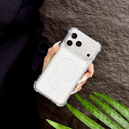 Shockproof Clear Phone Case For iPhone 18 17 16 15 14 13 12 11 Pro Max 17e 16e Air Magsafe Cushion Four Corner Silicone Cover